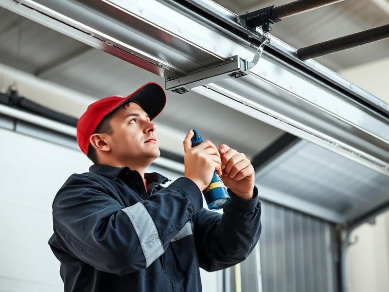 Professional garage door maintenance service by certified technicians